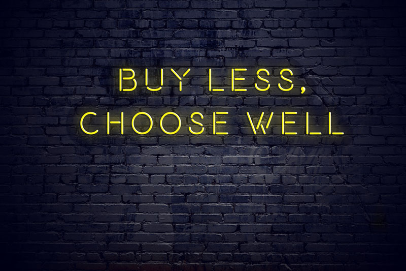 Making Small Changes to Reduce Your Carbon Footprint 2 reduce carbon footprint buy less