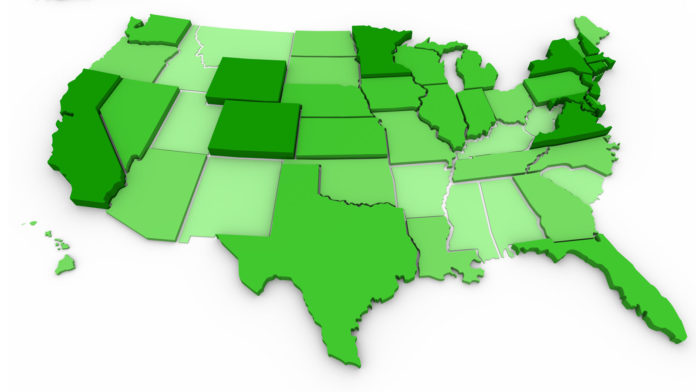 most environmentally friendly states