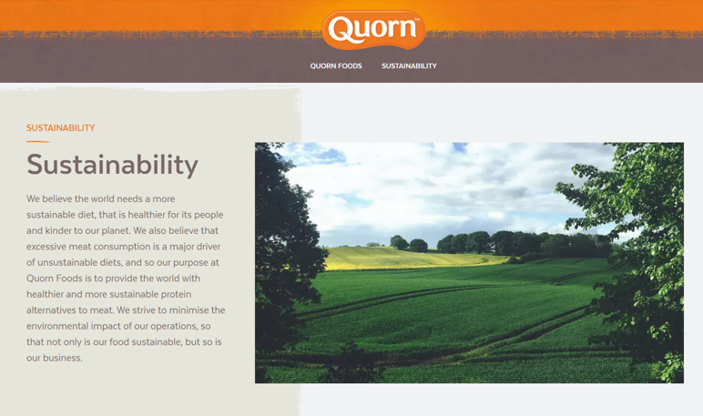 12 Most Environmentally Friendly Companies and Their Sustainability Goals 2 quorn environmentally friendly company