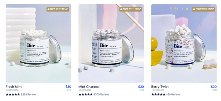 10 Zero Waste Must-Haves 9 bite toothpaste