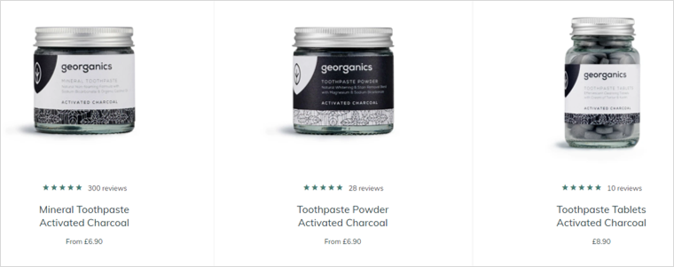 georganics toothpaste