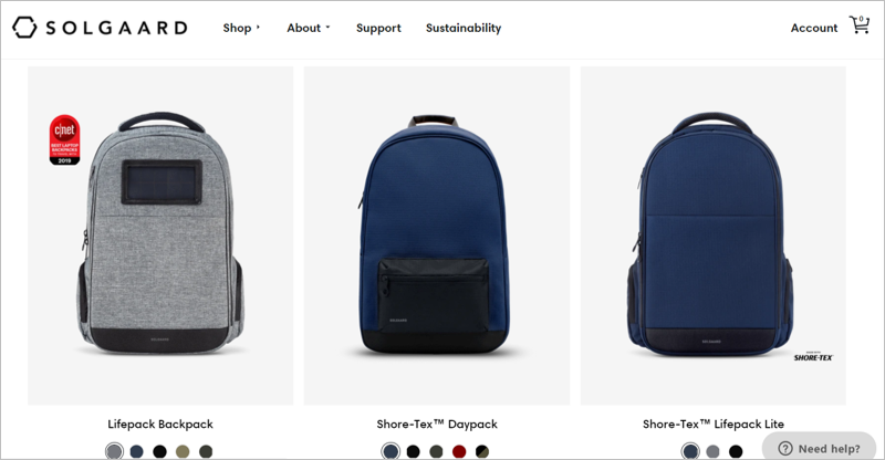 solgaard eco friendly backpacks