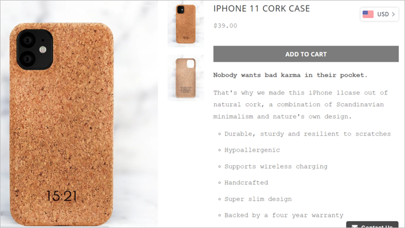 1521 eco friendly cell phone cases