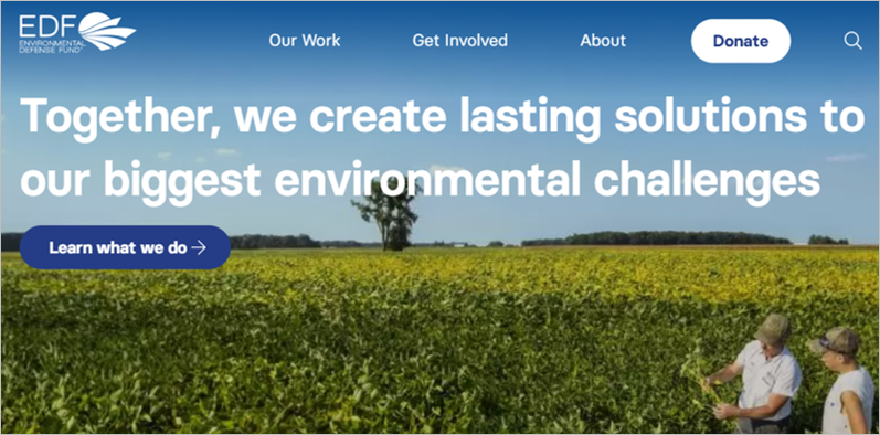 best environmental charities edf