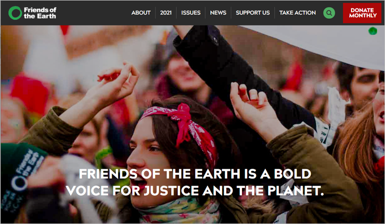 best environmental charities friends of the earth