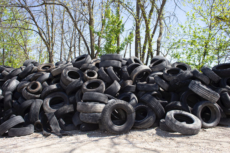 11 Hard to Recycle Items and What to Do 2 hard to recycle tires