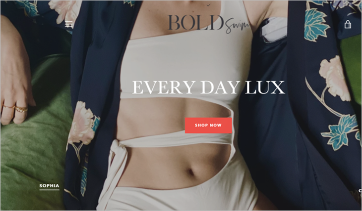 bold sustainable swimwear