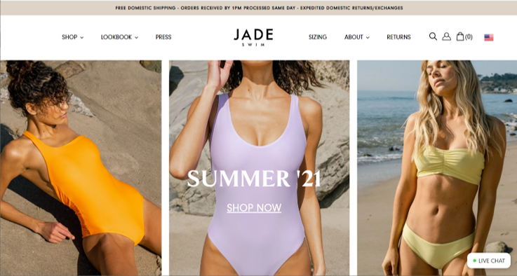 jade swim sustainable swimwear