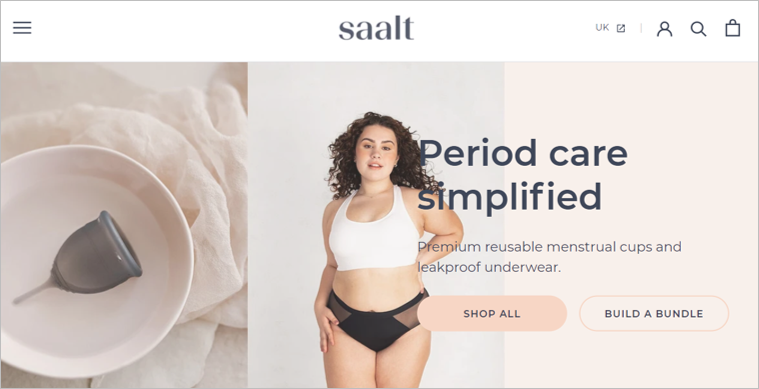 saalt eco-friendly feminine products