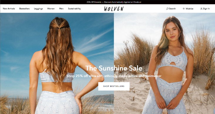 wolven sustainable swimwear