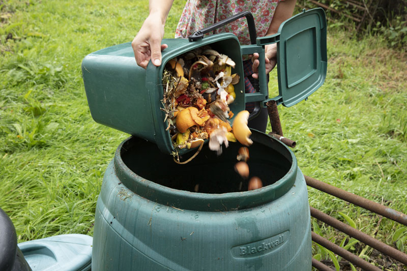 water saving lawn and garden compost